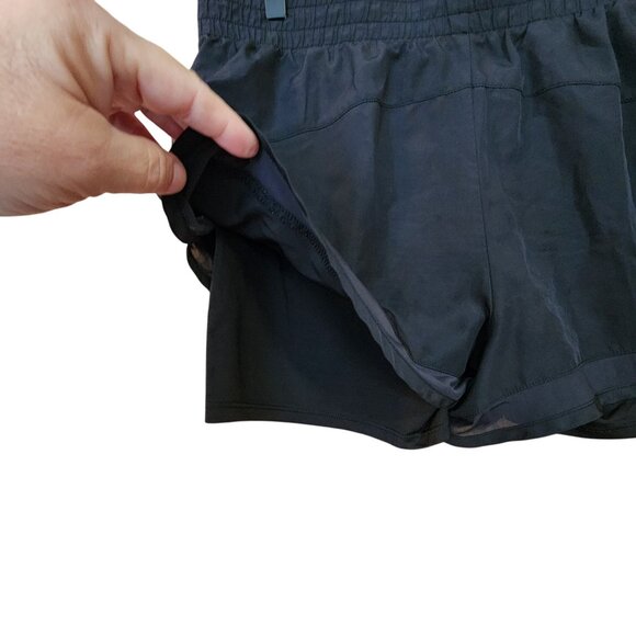 RBX Womens Black Athletic Running Shorts L - Picture 3 of 4